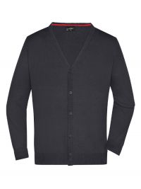 Strickjacke Herren Schwarz